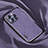 Silikon Hülle Handyhülle Ultra Dünn Flexible Schutzhülle Tasche Stoff AT1 für Apple iPhone 15 Pro Max Violett