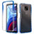 Silikon Hülle Handyhülle Ultra Dünn Flexible Schutzhülle Tasche Transparent Vorder und Rückseite 360 Grad Ganzkörper Farbverlauf für Motorola Moto G Power (2021)
