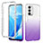 Silikon Hülle Handyhülle Ultra Dünn Flexible Schutzhülle Tasche Transparent Vorder und Rückseite 360 Grad Ganzkörper Farbverlauf für Oppo A93 5G