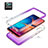 Silikon Hülle Handyhülle Ultra Dünn Flexible Schutzhülle Tasche Transparent Vorder und Rückseite 360 Grad Ganzkörper Farbverlauf für Samsung Galaxy A20