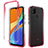 Silikon Hülle Handyhülle Ultra Dünn Flexible Schutzhülle Tasche Transparent Vorder und Rückseite 360 Grad Ganzkörper Farbverlauf für Xiaomi POCO C31 Rot