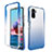 Silikon Hülle Handyhülle Ultra Dünn Flexible Schutzhülle Tasche Transparent Vorder und Rückseite 360 Grad Ganzkörper Farbverlauf für Xiaomi Poco M5S Blau
