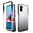 Silikon Hülle Handyhülle Ultra Dünn Flexible Schutzhülle Tasche Transparent Vorder und Rückseite 360 Grad Ganzkörper Farbverlauf für Xiaomi Poco M5S Dunkelgrau