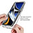 Silikon Hülle Handyhülle Ultra Dünn Flexible Schutzhülle Tasche Transparent Vorder und Rückseite 360 Grad Ganzkörper Farbverlauf für Xiaomi Redmi Note 11E Pro 5G