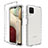 Silikon Hülle Handyhülle Ultra Dünn Flexible Schutzhülle Tasche Transparent Vorder und Rückseite 360 Grad Ganzkörper Farbverlauf JX1 für Samsung Galaxy A12 5G Klar