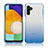 Silikon Hülle Handyhülle Ultra Dünn Flexible Schutzhülle Tasche Transparent Vorder und Rückseite 360 Grad Ganzkörper Farbverlauf JX1 für Samsung Galaxy A13 5G Blau
