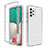 Silikon Hülle Handyhülle Ultra Dünn Flexible Schutzhülle Tasche Transparent Vorder und Rückseite 360 Grad Ganzkörper Farbverlauf JX1 für Samsung Galaxy A33 5G