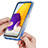 Silikon Hülle Handyhülle Ultra Dünn Flexible Schutzhülle Tasche Transparent Vorder und Rückseite 360 Grad Ganzkörper Farbverlauf JX1 für Samsung Galaxy A72 4G