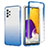 Silikon Hülle Handyhülle Ultra Dünn Flexible Schutzhülle Tasche Transparent Vorder und Rückseite 360 Grad Ganzkörper Farbverlauf JX1 für Samsung Galaxy A72 4G