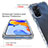 Silikon Hülle Handyhülle Ultra Dünn Flexible Schutzhülle Tasche Transparent Vorder und Rückseite 360 Grad Ganzkörper Farbverlauf JX1 für Xiaomi Redmi Note 11 Pro 4G