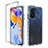 Silikon Hülle Handyhülle Ultra Dünn Flexible Schutzhülle Tasche Transparent Vorder und Rückseite 360 Grad Ganzkörper Farbverlauf JX1 für Xiaomi Redmi Note 11 Pro 4G Klar
