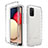 Silikon Hülle Handyhülle Ultra Dünn Flexible Schutzhülle Tasche Transparent Vorder und Rückseite 360 Grad Ganzkörper Farbverlauf JX4 für Samsung Galaxy F02S SM-E025F Klar