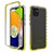 Silikon Hülle Handyhülle Ultra Dünn Flexible Schutzhülle Tasche Transparent Vorder und Rückseite 360 Grad Ganzkörper Farbverlauf ZJ1 für Samsung Galaxy A03