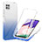 Silikon Hülle Handyhülle Ultra Dünn Flexible Schutzhülle Tasche Transparent Vorder und Rückseite 360 Grad Ganzkörper Farbverlauf ZJ1 für Samsung Galaxy A22s 5G