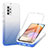 Silikon Hülle Handyhülle Ultra Dünn Flexible Schutzhülle Tasche Transparent Vorder und Rückseite 360 Grad Ganzkörper Farbverlauf ZJ1 für Samsung Galaxy A32 4G
