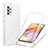 Silikon Hülle Handyhülle Ultra Dünn Flexible Schutzhülle Tasche Transparent Vorder und Rückseite 360 Grad Ganzkörper Farbverlauf ZJ1 für Samsung Galaxy A32 5G Klar