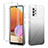 Silikon Hülle Handyhülle Ultra Dünn Flexible Schutzhülle Tasche Transparent Vorder und Rückseite 360 Grad Ganzkörper Farbverlauf ZJ2 für Samsung Galaxy A32 4G Schwarz