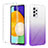 Silikon Hülle Handyhülle Ultra Dünn Flexible Schutzhülle Tasche Transparent Vorder und Rückseite 360 Grad Ganzkörper Farbverlauf ZJ2 für Samsung Galaxy A52s 5G Violett