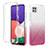 Silikon Hülle Handyhülle Ultra Dünn Flexible Schutzhülle Tasche Transparent Vorder und Rückseite 360 Grad Ganzkörper Farbverlauf ZJ2 für Samsung Galaxy F42 5G Rosa