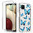 Silikon Hülle Handyhülle Ultra Dünn Flexible Schutzhülle Tasche Transparent Vorder und Rückseite 360 Grad Ganzkörper für Samsung Galaxy A12 5G Blau