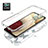 Silikon Hülle Handyhülle Ultra Dünn Flexible Schutzhülle Tasche Transparent Vorder und Rückseite 360 Grad Ganzkörper für Samsung Galaxy A12 Nacho