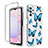 Silikon Hülle Handyhülle Ultra Dünn Flexible Schutzhülle Tasche Transparent Vorder und Rückseite 360 Grad Ganzkörper für Samsung Galaxy A13 4G Blau