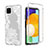 Silikon Hülle Handyhülle Ultra Dünn Flexible Schutzhülle Tasche Transparent Vorder und Rückseite 360 Grad Ganzkörper für Samsung Galaxy A22 5G Weiß