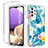 Silikon Hülle Handyhülle Ultra Dünn Flexible Schutzhülle Tasche Transparent Vorder und Rückseite 360 Grad Ganzkörper für Samsung Galaxy A32 4G Hellblau