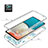 Silikon Hülle Handyhülle Ultra Dünn Flexible Schutzhülle Tasche Transparent Vorder und Rückseite 360 Grad Ganzkörper für Samsung Galaxy A53 5G