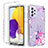 Silikon Hülle Handyhülle Ultra Dünn Flexible Schutzhülle Tasche Transparent Vorder und Rückseite 360 Grad Ganzkörper für Samsung Galaxy A72 4G