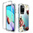 Silikon Hülle Handyhülle Ultra Dünn Flexible Schutzhülle Tasche Transparent Vorder und Rückseite 360 Grad Ganzkörper für Xiaomi Redmi 10 (2022) Braun