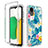 Silikon Hülle Handyhülle Ultra Dünn Flexible Schutzhülle Tasche Transparent Vorder und Rückseite 360 Grad Ganzkörper JX1 für Samsung Galaxy A03 Core Hellblau