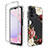 Silikon Hülle Handyhülle Ultra Dünn Flexible Schutzhülle Tasche Transparent Vorder und Rückseite 360 Grad Ganzkörper JX1 für Samsung Galaxy A13 4G Braun