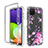Silikon Hülle Handyhülle Ultra Dünn Flexible Schutzhülle Tasche Transparent Vorder und Rückseite 360 Grad Ganzkörper JX1 für Samsung Galaxy A22 4G Rosa