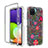 Silikon Hülle Handyhülle Ultra Dünn Flexible Schutzhülle Tasche Transparent Vorder und Rückseite 360 Grad Ganzkörper JX1 für Samsung Galaxy A22 4G Rot