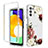 Silikon Hülle Handyhülle Ultra Dünn Flexible Schutzhülle Tasche Transparent Vorder und Rückseite 360 Grad Ganzkörper JX3 für Samsung Galaxy A03s Braun