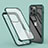 Silikon Hülle Handyhülle Ultra Dünn Flexible Schutzhülle Tasche Transparent Vorder und Rückseite 360 Grad Ganzkörper LK1 für Apple iPhone 13 Pro Max Grün