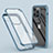 Silikon Hülle Handyhülle Ultra Dünn Flexible Schutzhülle Tasche Transparent Vorder und Rückseite 360 Grad Ganzkörper LK1 für Apple iPhone 13 Pro Max Hellblau
