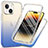 Silikon Hülle Handyhülle Ultra Dünn Flexible Schutzhülle Tasche Transparent Vorder und Rückseite 360 Grad Ganzkörper ZJ1 für Apple iPhone 14 Plus Blau