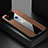 Silikon Hülle Handyhülle Ultra Dünn Flexible Schutzhülle Tasche X01L für Samsung Galaxy A21s Braun