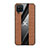Silikon Hülle Handyhülle Ultra Dünn Flexible Schutzhülle Tasche X02L für Samsung Galaxy A12 5G Braun