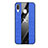 Silikon Hülle Handyhülle Ultra Dünn Flexible Schutzhülle Tasche X02L für Samsung Galaxy A40 Blau