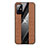 Silikon Hülle Handyhülle Ultra Dünn Flexible Schutzhülle Tasche X02L für Samsung Galaxy A51 5G Braun