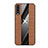 Silikon Hülle Handyhülle Ultra Dünn Flexible Schutzhülle Tasche X02L für Samsung Galaxy A70 Braun
