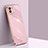 Silikon Hülle Handyhülle Ultra Dünn Flexible Schutzhülle Tasche XL1 für Samsung Galaxy A03 Rosa