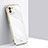 Silikon Hülle Handyhülle Ultra Dünn Flexible Schutzhülle Tasche XL1 für Samsung Galaxy A03 Weiß