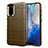 Silikon Hülle Handyhülle Ultra Dünn Schutzhülle 360 Grad Tasche C04 für Samsung Galaxy S20 Plus Braun