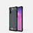 Silikon Hülle Handyhülle Ultra Dünn Schutzhülle 360 Grad Tasche G01 für Samsung Galaxy Note 10 Plus Blau