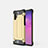 Silikon Hülle Handyhülle Ultra Dünn Schutzhülle 360 Grad Tasche G01 für Samsung Galaxy Note 10 Plus Gold