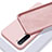 Silikon Hülle Handyhülle Ultra Dünn Schutzhülle 360 Grad Tasche S01 für Oppo F15 Rosa